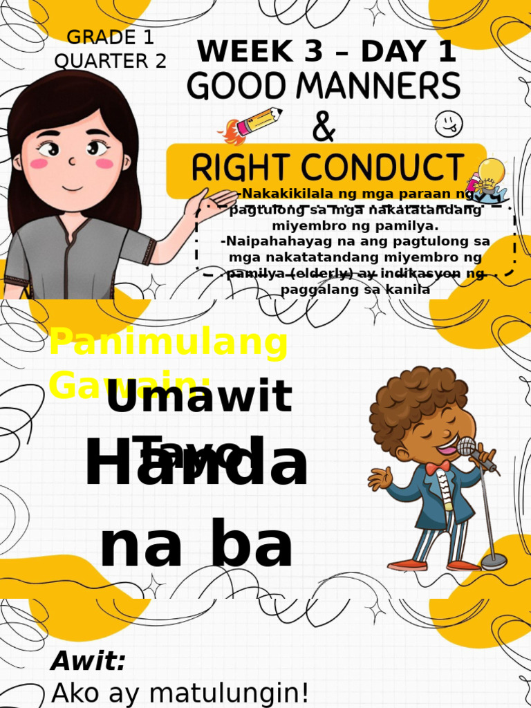 Grade 1 q2 GMRC Week 3 | PDF