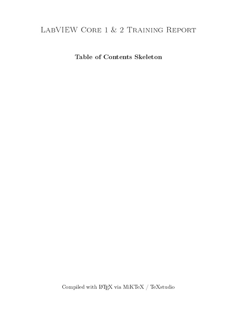 LabVIEW Report | PDF