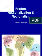 Region, Regionalization & Regionalism: Mohtar Mas'oed