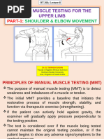 MMT-8 Manual Muscle Testing Guide | PDF