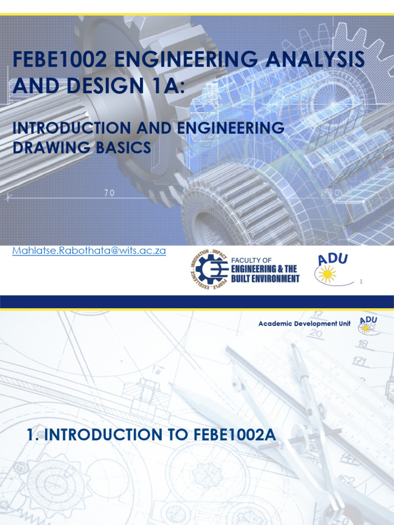 Engineering Analysis and Design Basics | PDF | Technical Drawing | Drawing