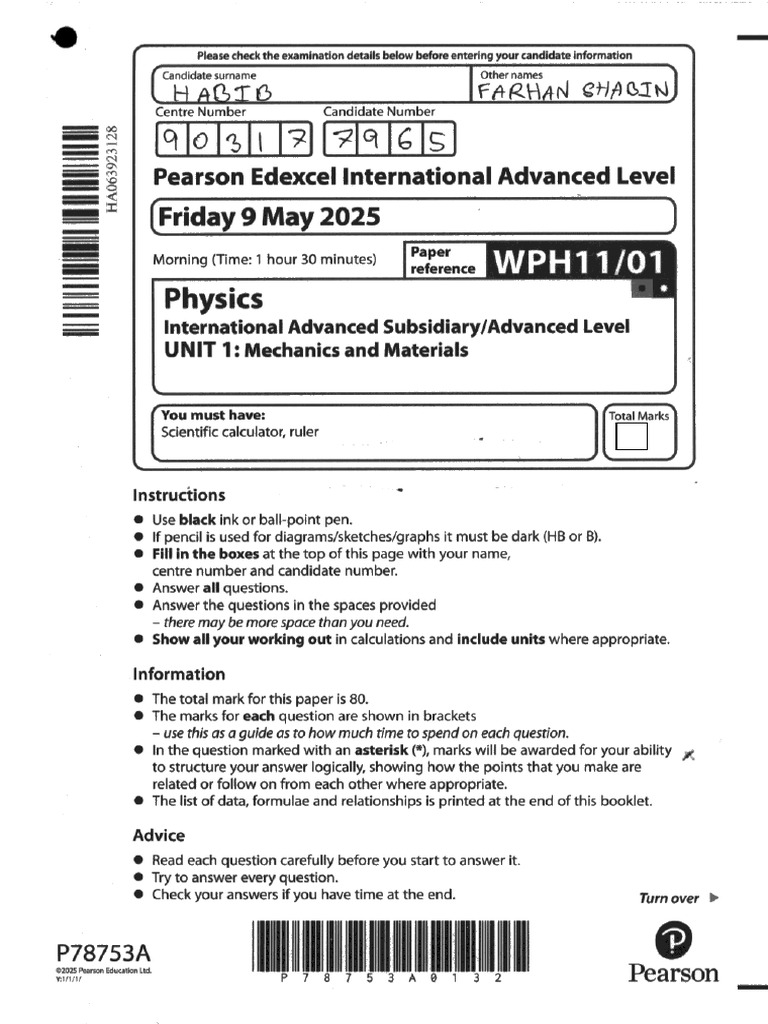 Phy 1 | PDF