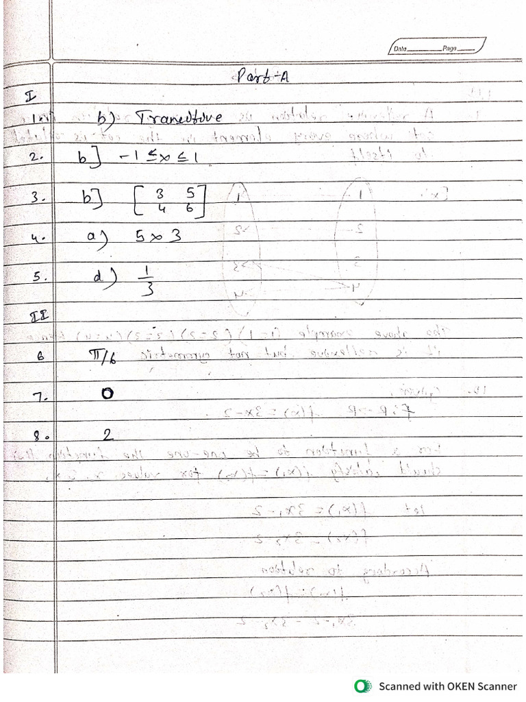 Maths Ut 1 | PDF