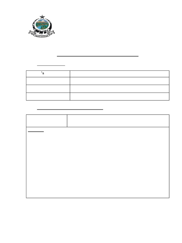 UGR Proposal-Synopsis Format | PDF | Thesis | Methodology