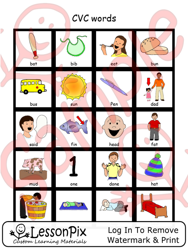 CVC Reading Materials for Early Learners | PDF