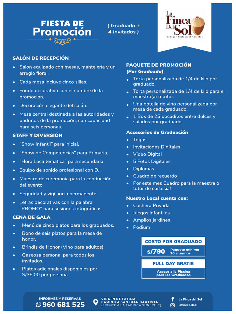 Fiesta de Promocion en PDF | PDF