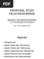 Proposal Studi Kelayakan Bisnis