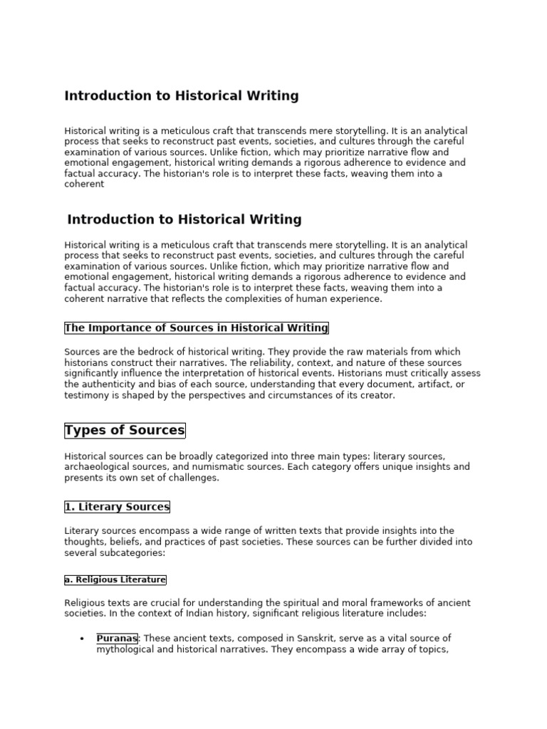 Introduction To Historical Writing | PDF | Caste | Bhakti