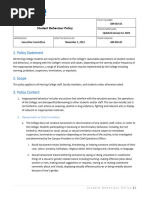 Student Code of Conduct Overview | PDF | Academic Dishonesty | Sexual ...