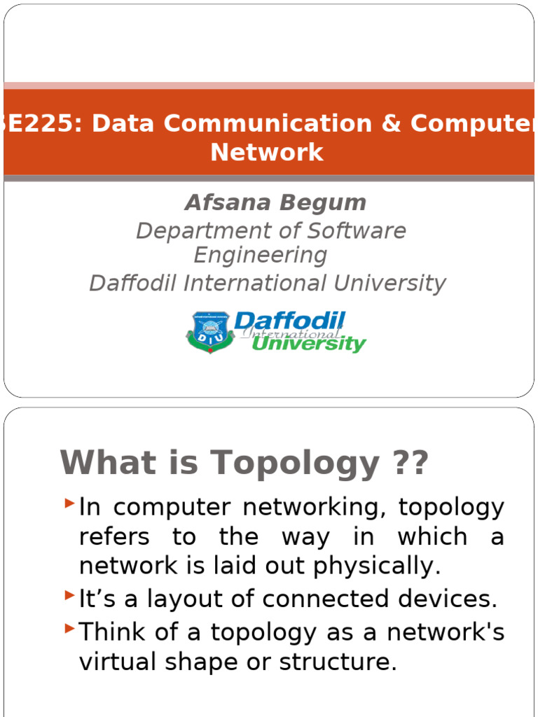 Understanding Network Topologies | PDF | Network Topology | Computer ...