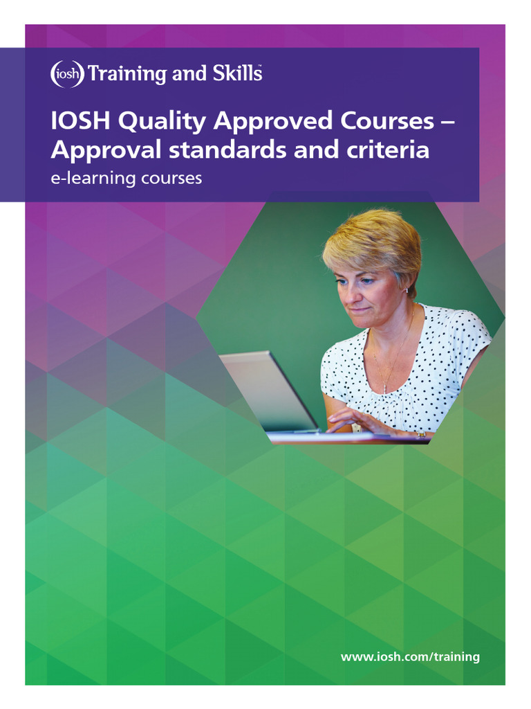 IOSH E-Learning Course Approval Standards | PDF | Educational ...
