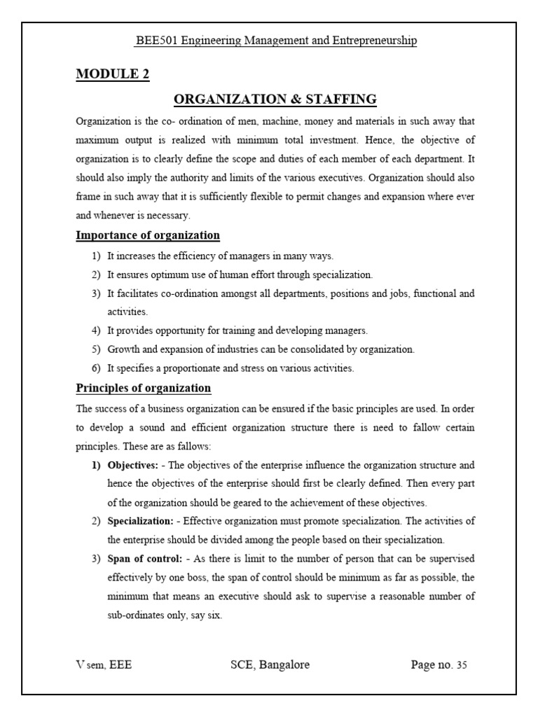 Organization and Staffing Principles | PDF | Recruitment | Employment