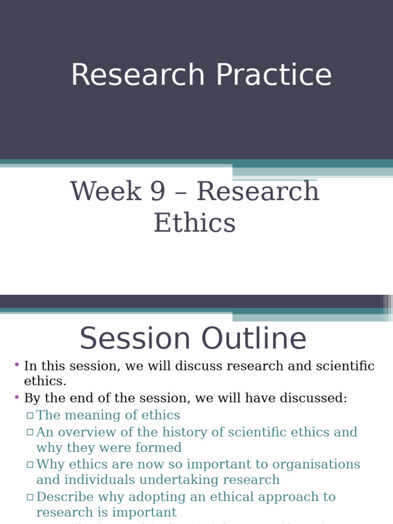 Understanding Research Ethics Principles | PDF | Informed Consent ...