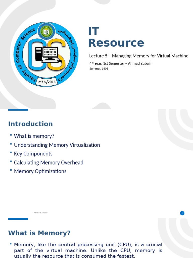Memory Management in Virtual Machines | PDF | Virtual Machine ...