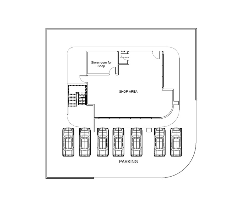 Shop Washroom and Storage Layout | PDF