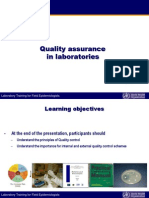 Quality Assurance in Laboratories