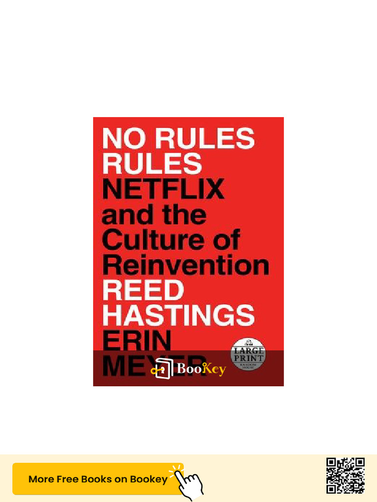 No Rules Rules: Netflix's Culture Unveiled | PDF | Innovation