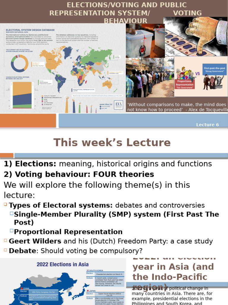 Understanding Elections and Voting Behavior | PDF | Elections ...