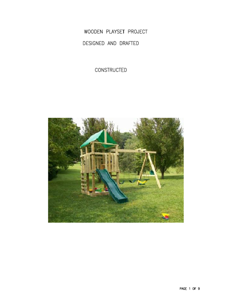 Swing Set Plans | PDF