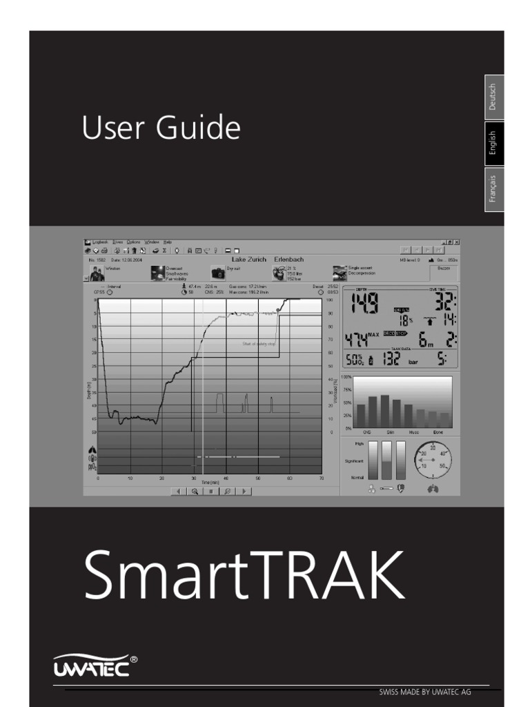 User Guide: Smarttrak | PDF | Scuba Diving | Computer File