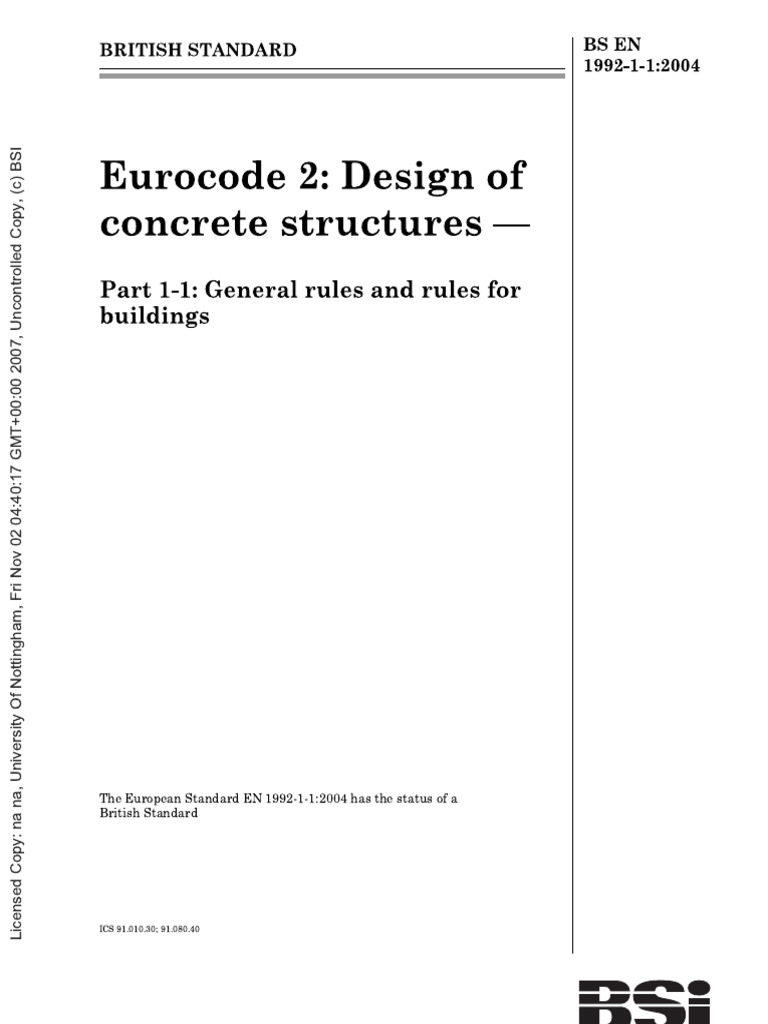 BS en 1992-1 1-2004-Design of Concrete ... Ral Rules and Rules For ...