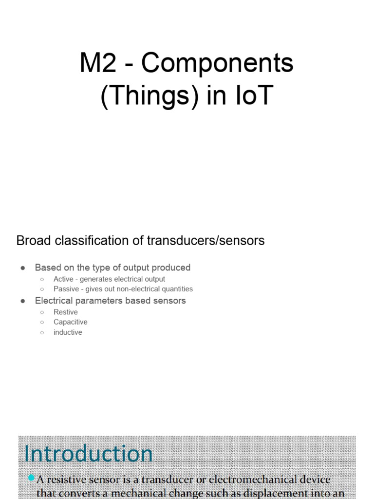 IoT Sensor Types and Arduino Power Limits | PDF | Thermography | Infrared