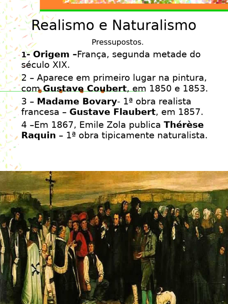 Realismo e Naturalismo na Literatura | PDF | Realismo (artes ...