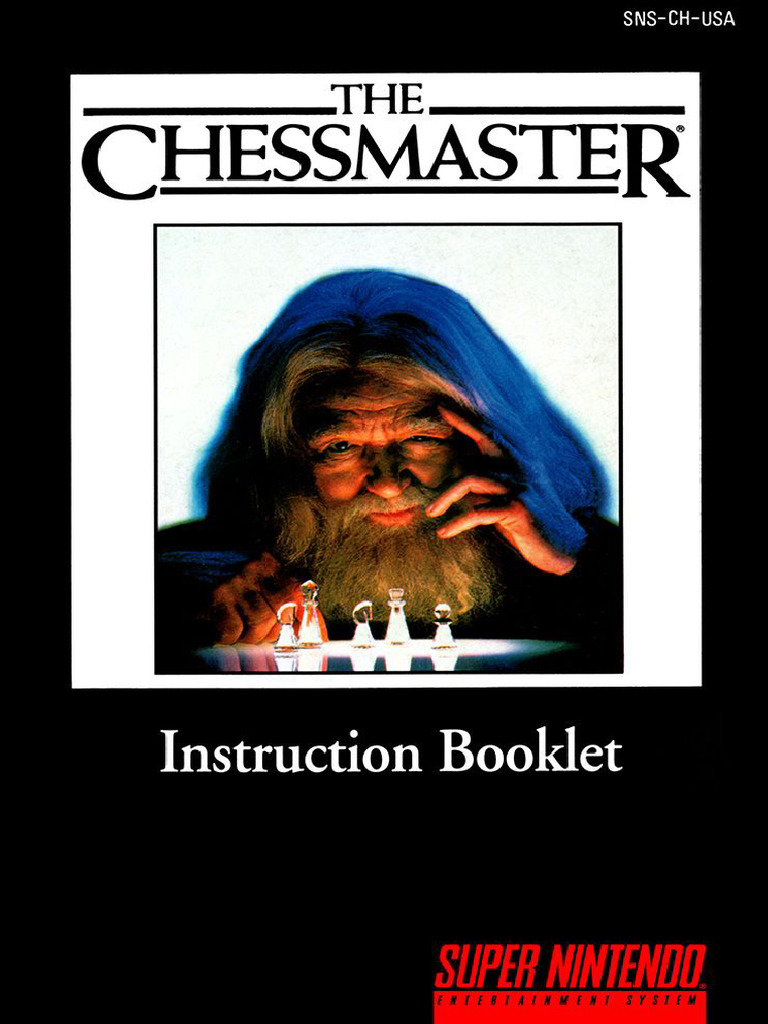 The Chessmaster - Instruction Booklet (En) (SNES) | PDF
