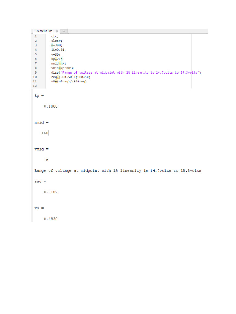 Eeen411 Linear Control Systems Lab 2 | PDF