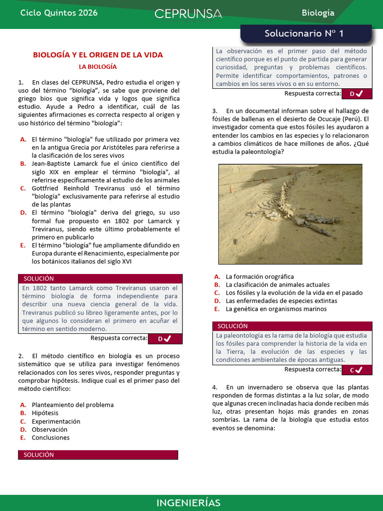 Biología: Origen, Método y Ramas | PDF | Biología | Biología Celular)