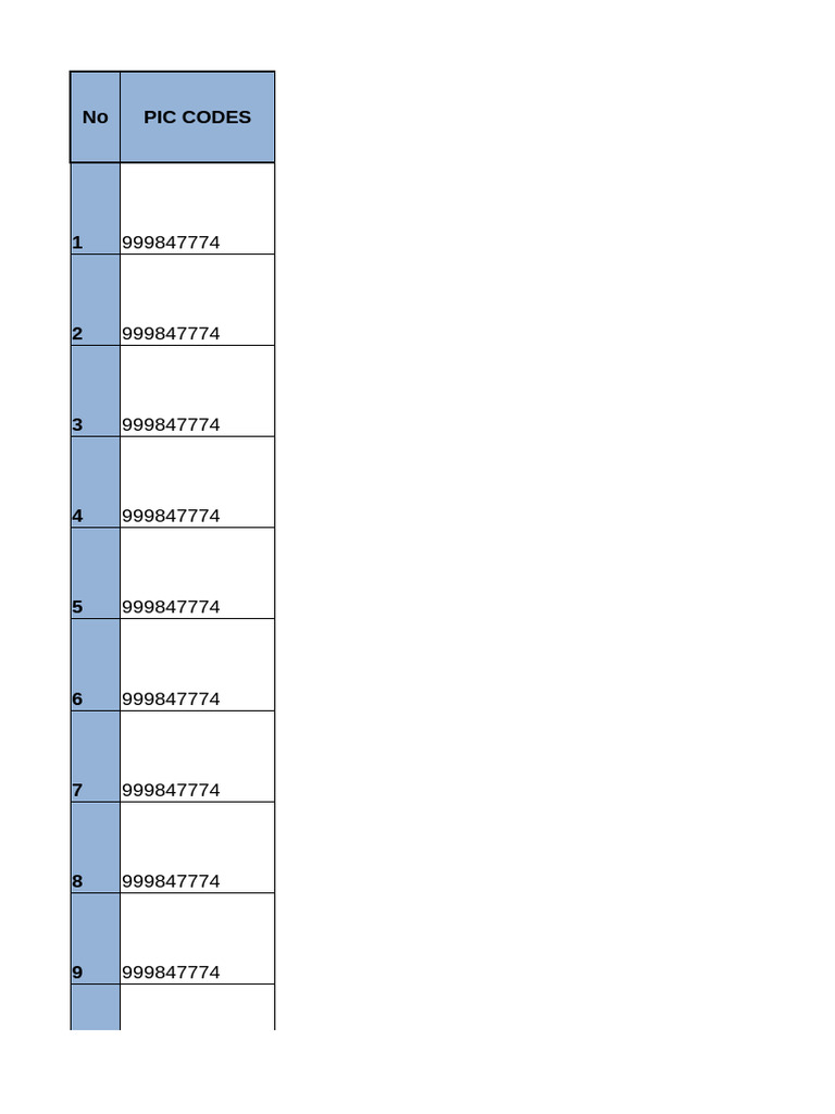 No Pic Codes | PDF | Engineering | Science