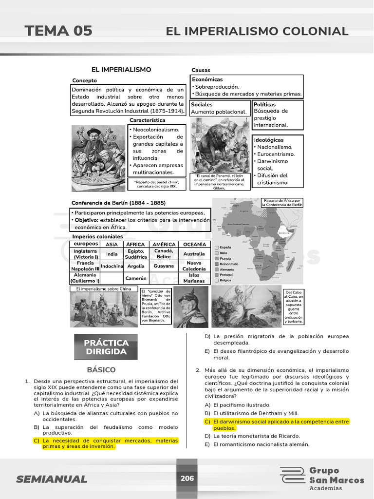 Imperialismo Colonial del Siglo XIX | PDF | Colonialismo | Imperialismo
