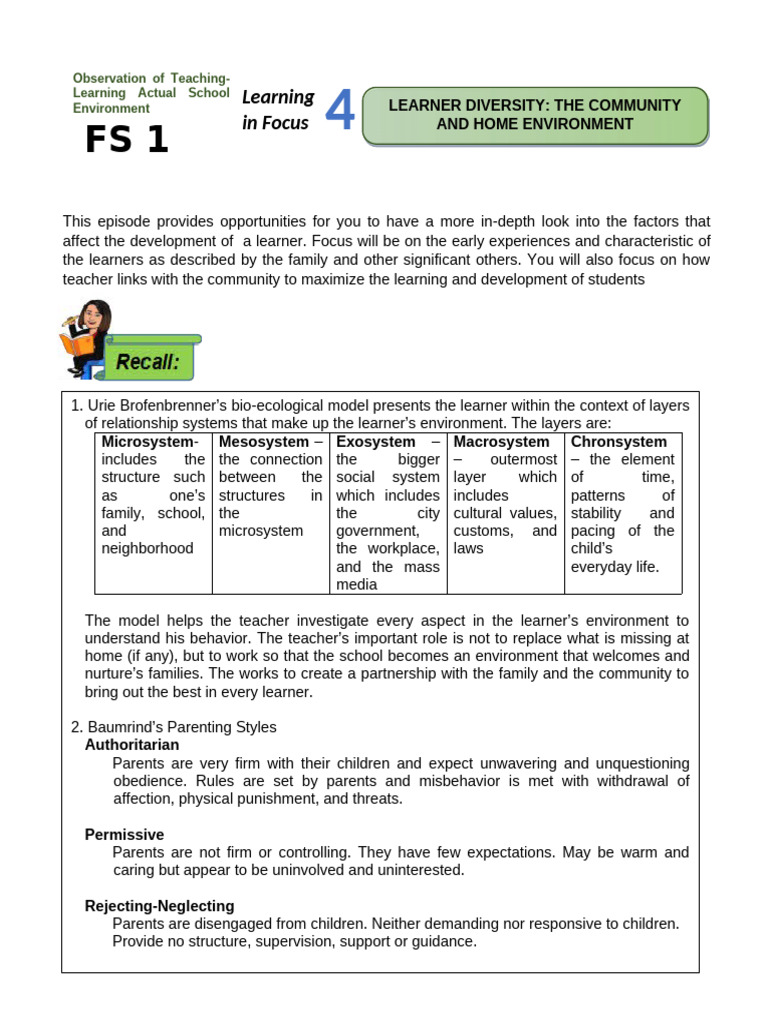 Understanding Learner Development Factors | PDF | Temperament | Learning