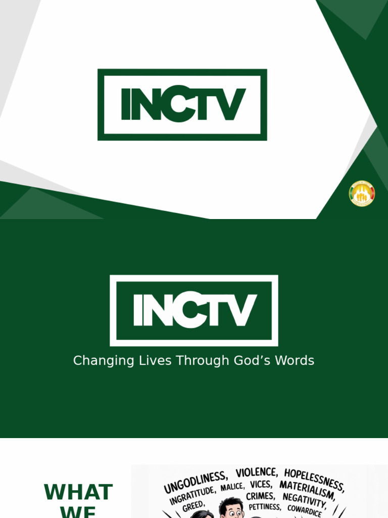 INCTV Presentation Filipino | PDF