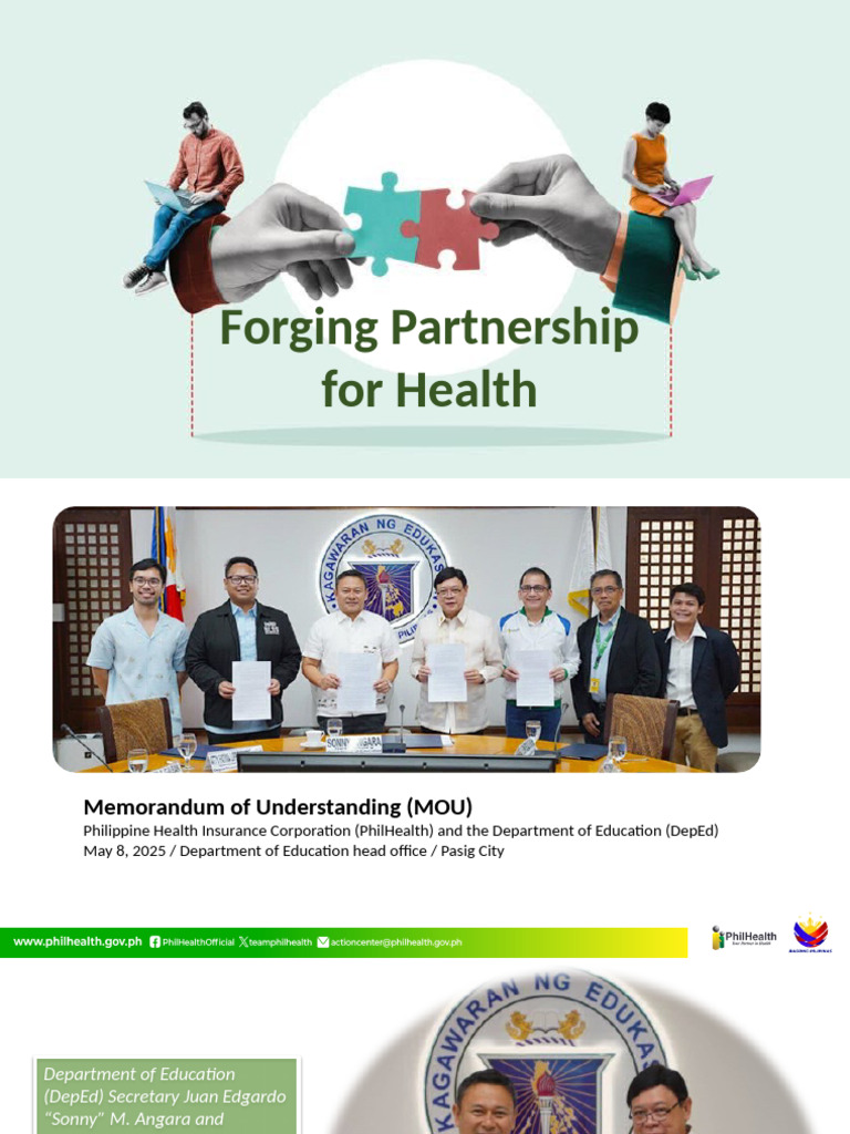 PhilHealth-DepEd MOU for Student Health | PDF | Glycated Hemoglobin ...