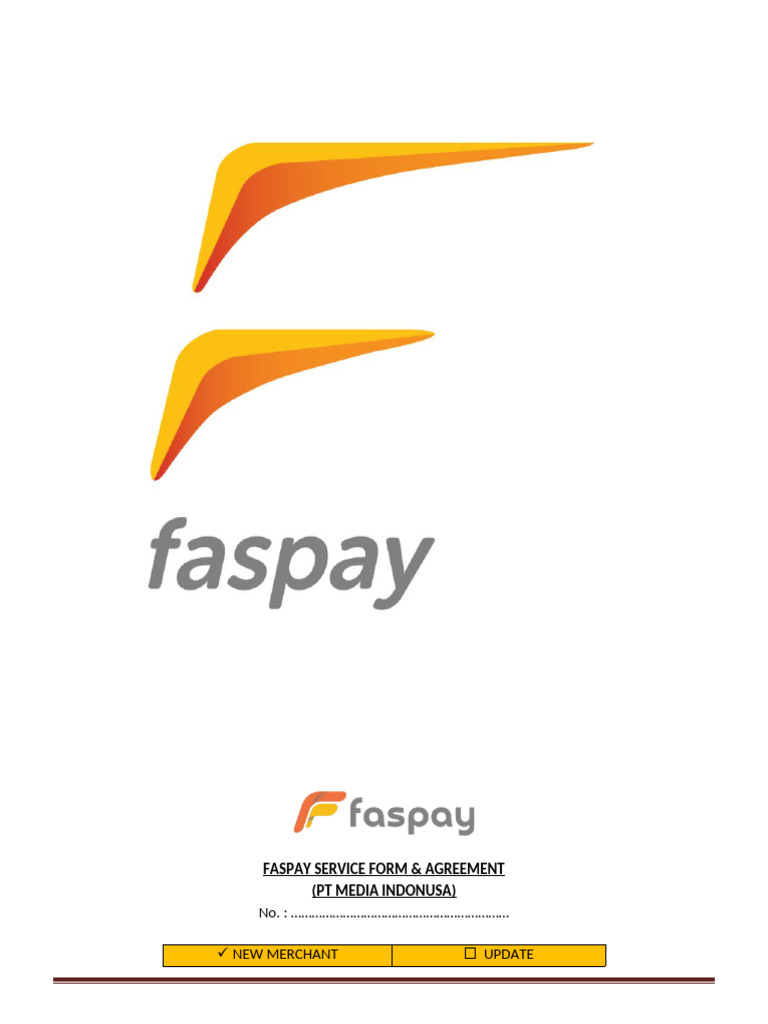 Faspay Registration Form - Indv - Eng - Ver. 8.2 - 2306025 | PDF | Payments