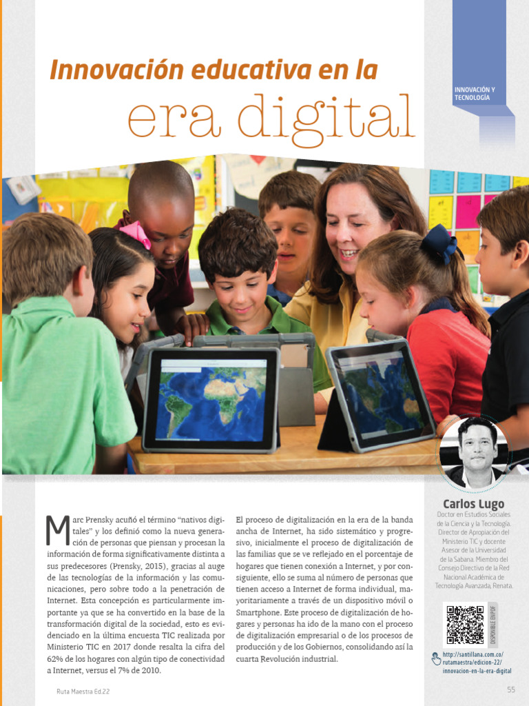 Innovación Educativa en la Era Digital | PDF | Tecnología de ...