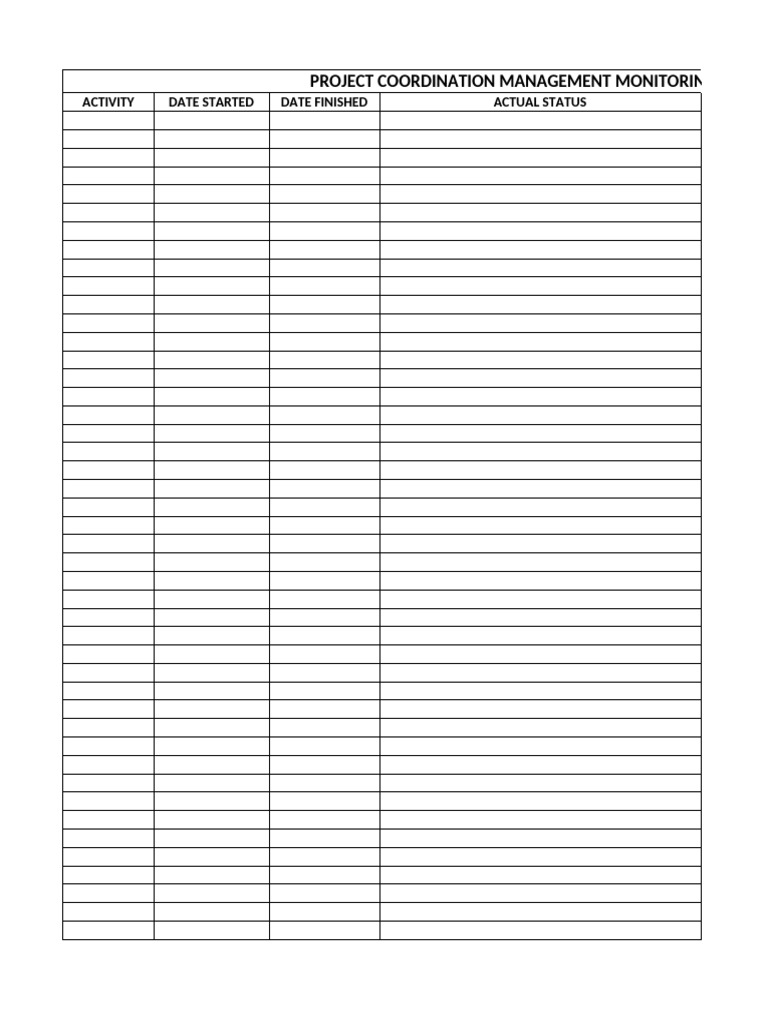 PCMD Monitoring Sheet | PDF