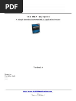 The MBA Blueprint A Simple Introduction To The MBA Application Process