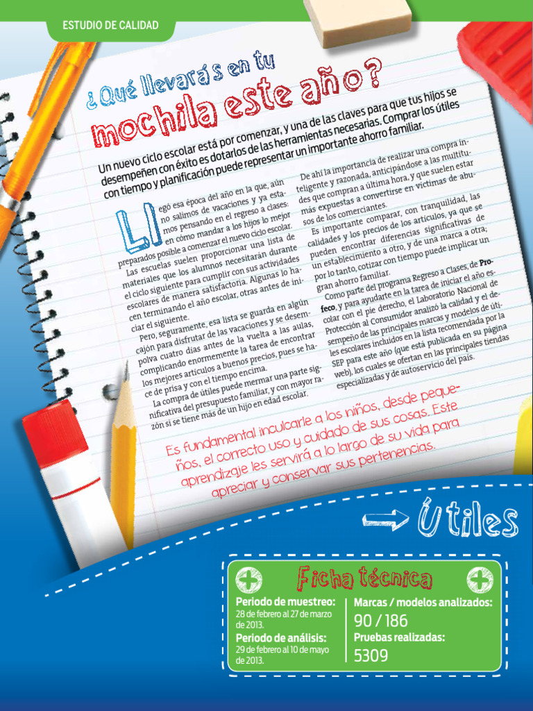 Utiles Escolares | PDF