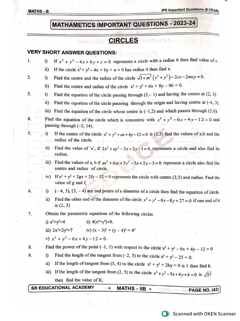 Maths Ii | PDF