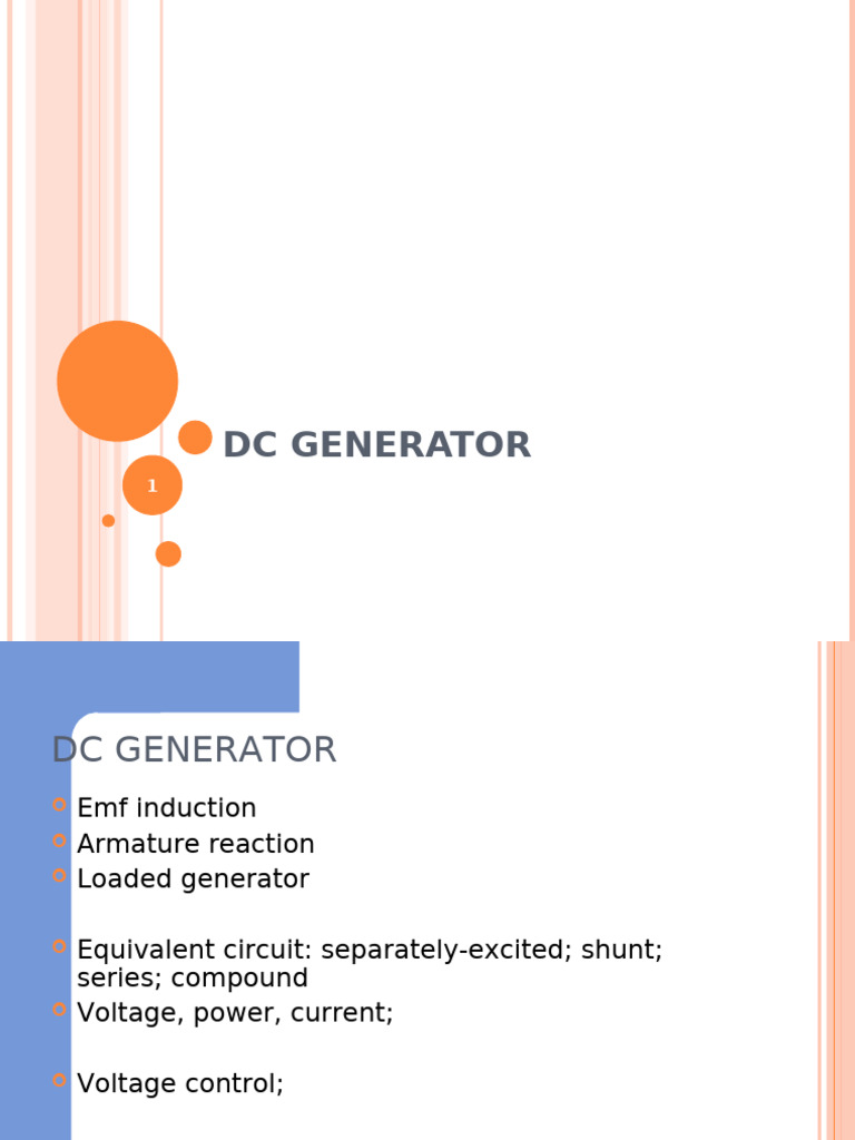 Understanding DC Generators and Machines | PDF | Electric Motor ...