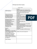 295D Opportunity Outline - Template