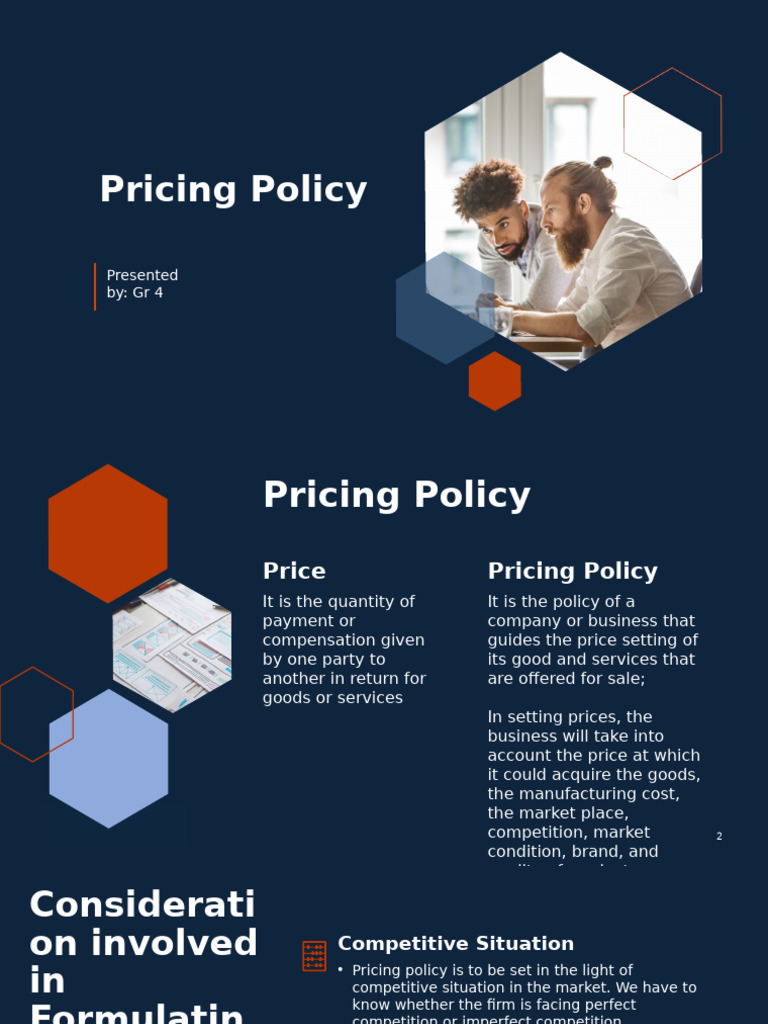 Comprehensive Pricing Policy Guide | PDF | Pricing | Marketing