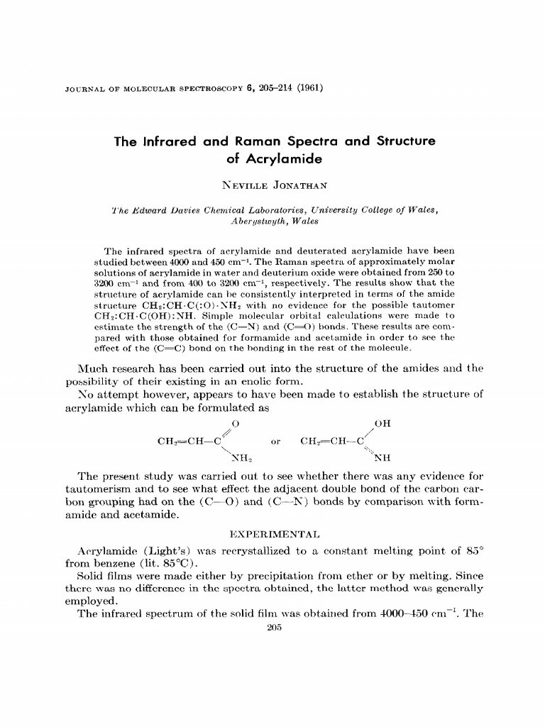 1961-The Infrared and Raman Spectra and ...