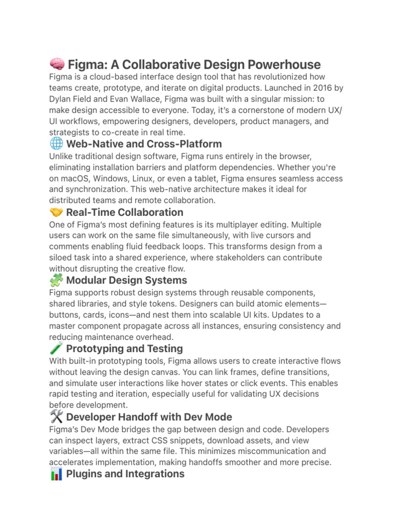 Figma: The Ultimate UI Design Tool | PDF | Computing | Software