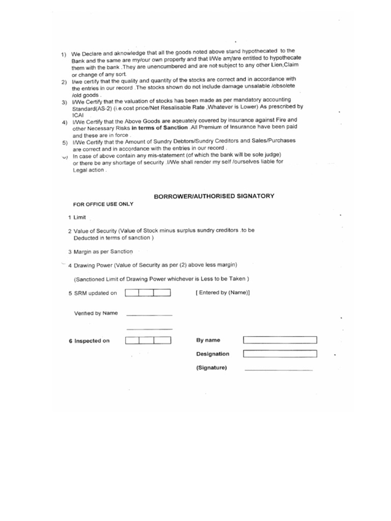 PNB Stock Statment3 | PDF