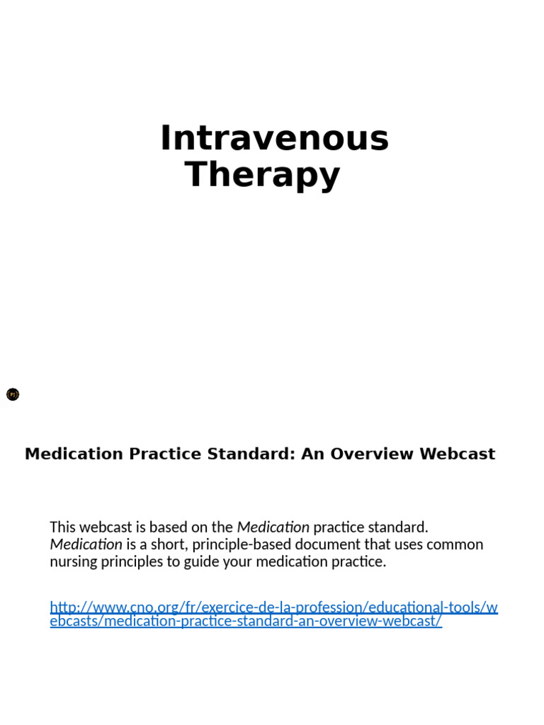 IV Injection Procedure Overview | PDF | Intravenous Therapy | Saline ...
