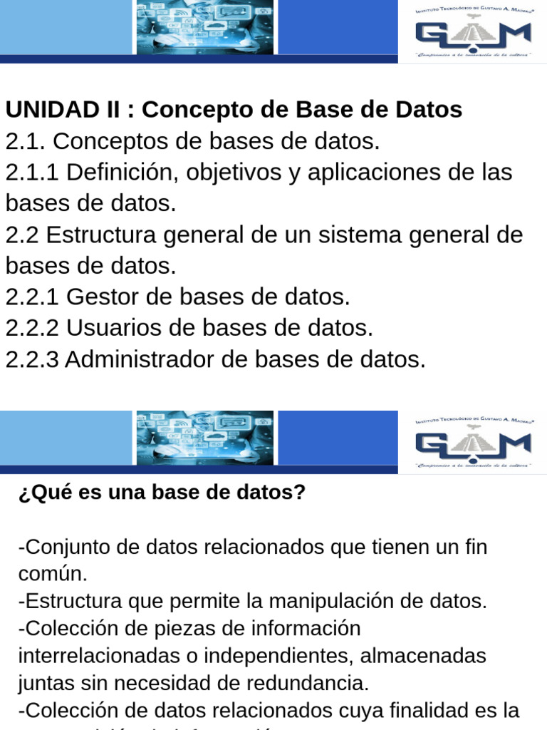 Definiciones de Base de Datos | PDF | Base de datos relacional | Bases ...