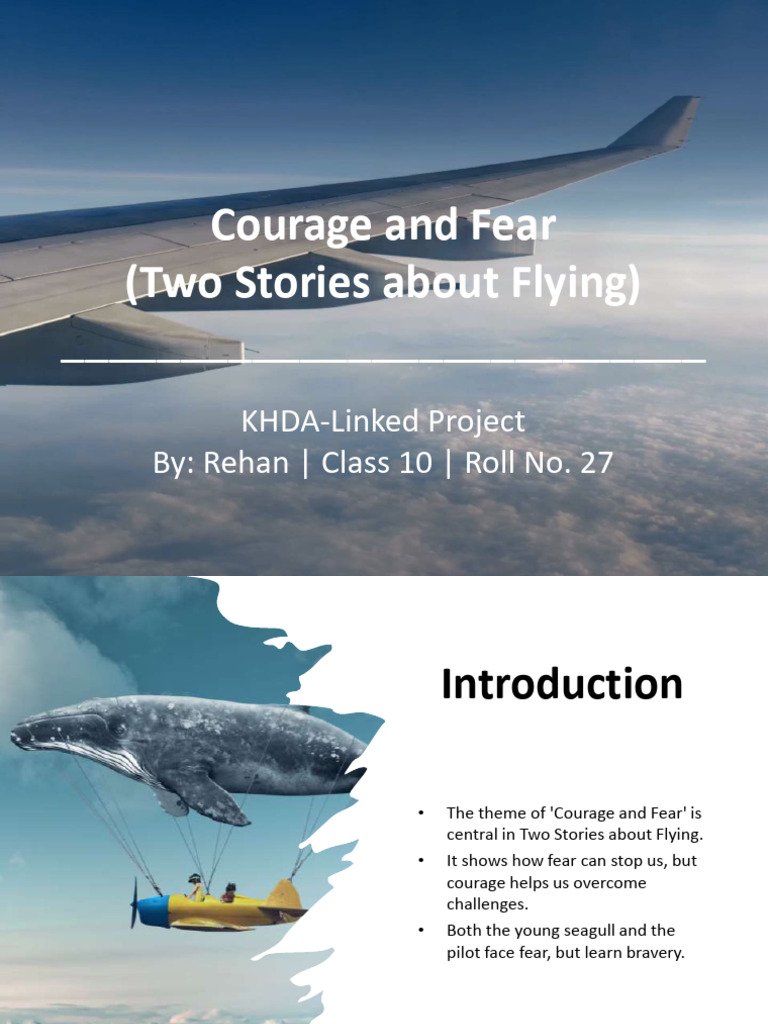 Courage and Fear Two Stories About Flying (Task-3) | PDF